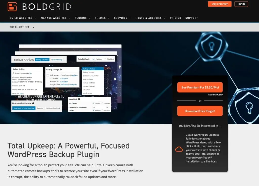 BoldGrid Backup