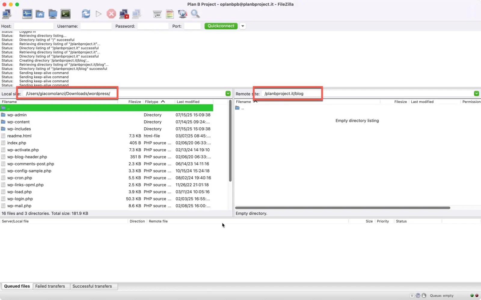 Come installare o spostare WordPress in una sottocartella (Guida 2025 step by step) file Come installare o spostare WordPress in una sottocartella (Guida 2025 step by step)