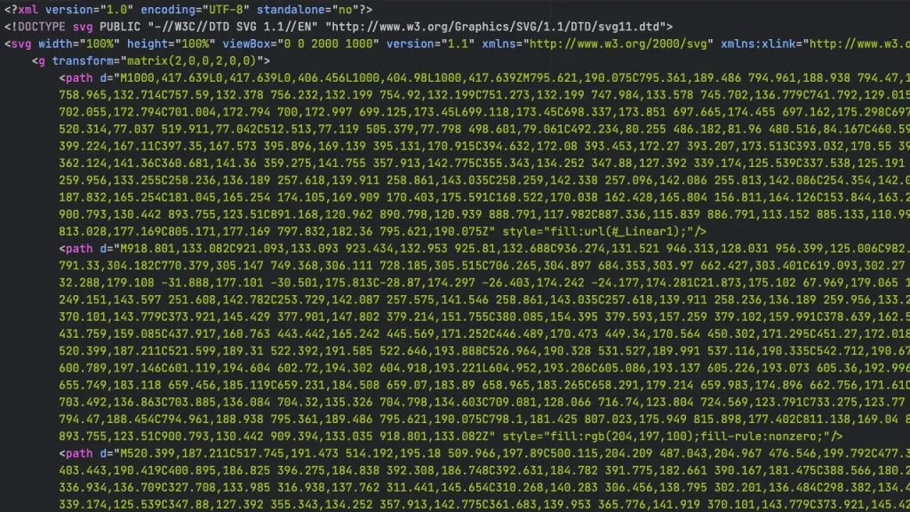 SVG in WordPress Esempio Testo SVG