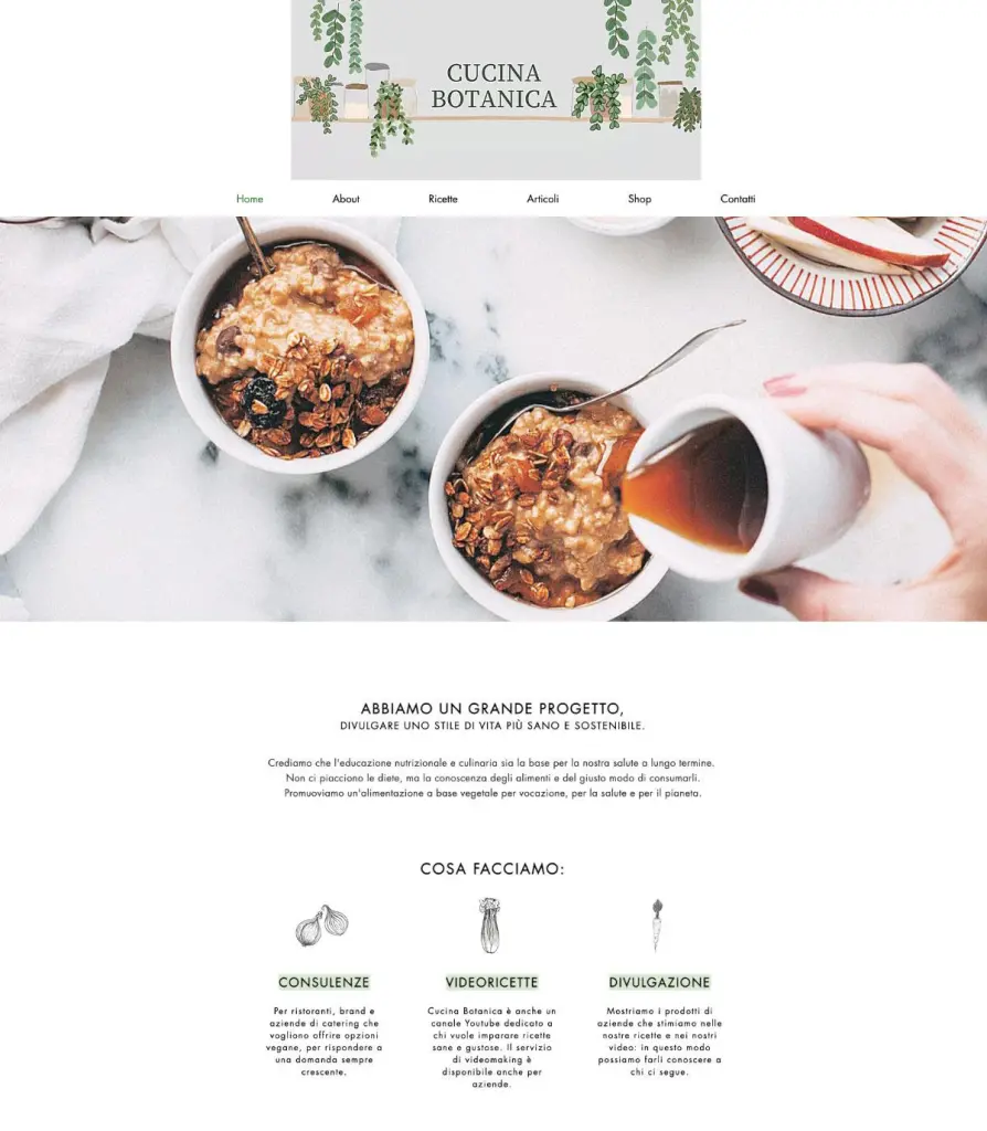 Lifestyle blog - Cucina botanica
Come aprire un blog