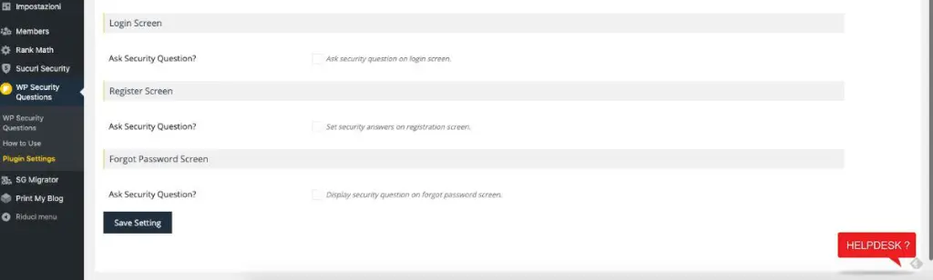 Login WordPress Sicuro setup 2
