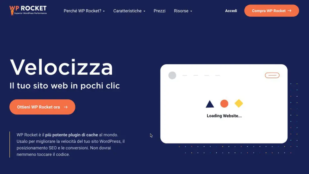 WordPress Cache Plugin WP Rocket