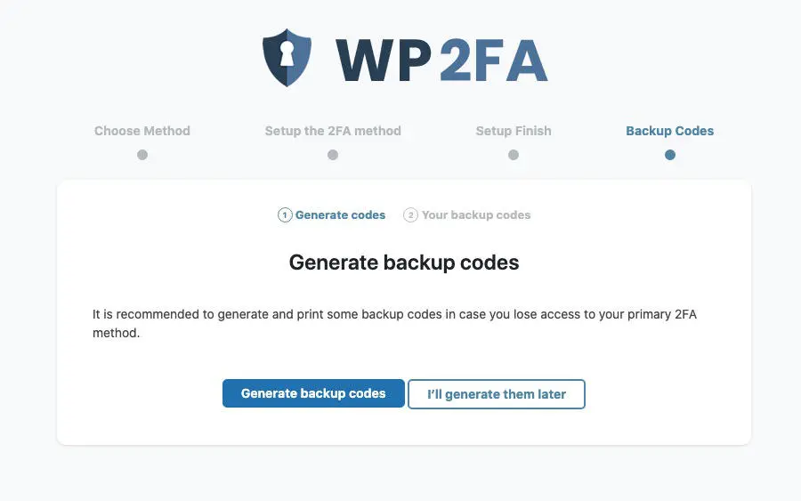 Autenticazione a due fattori autenticazione a due fattori codici backup