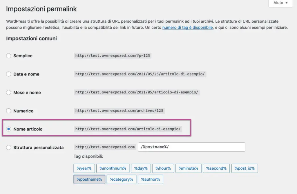 SEO Friendly Permalink