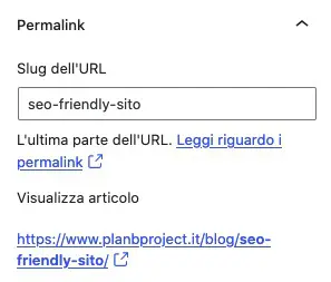 SEO friendly slug