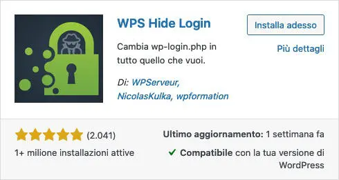 wps hide login cover